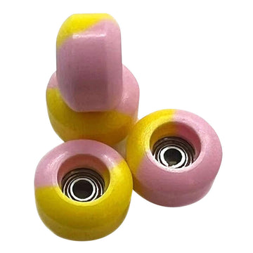 LC Boards Street Shape Urethane Pro 65D Fingerboard Wheels - Starburst