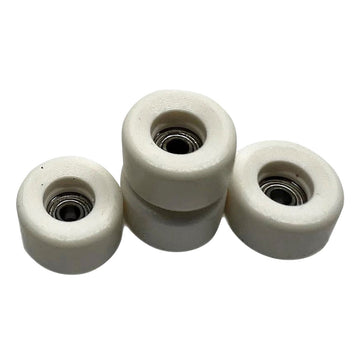 LC Boards Bowl Shape Urethane Pro 65D Fingerboard Wheels - White