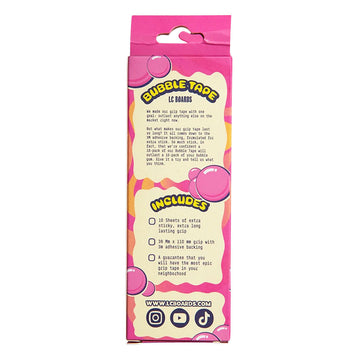 LC Boards LC Bubble Tape 10 Pack Of Fingerboard Grip Tape - Black