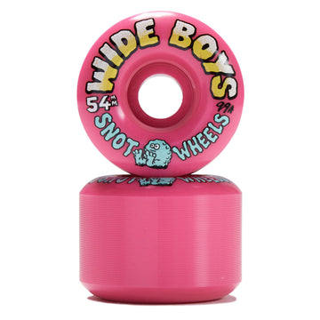 Snot Wide Boys 99a Skateboard Wheels - Neon Pink - 54mm