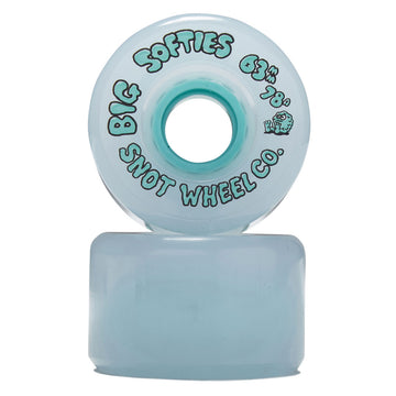Snot Big Softies 78a Skateboard Wheels - Teal - 63mm