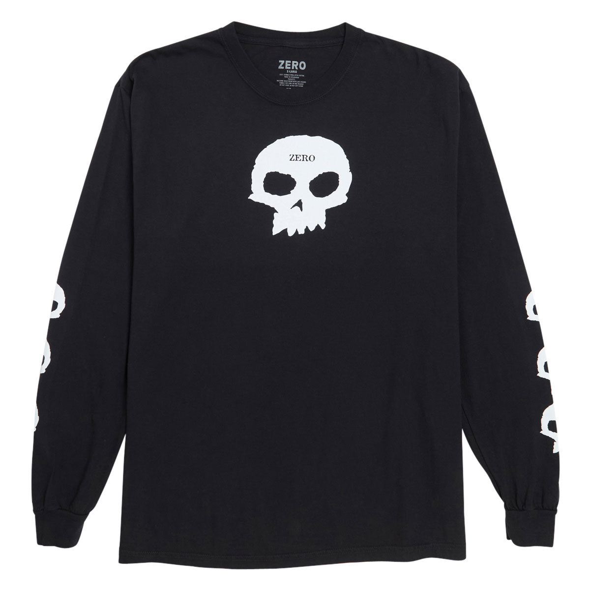 YXNGBRATZ SkullTシャツ Zero Single Skull Long Sleeve T-Shirt - Black – CCS