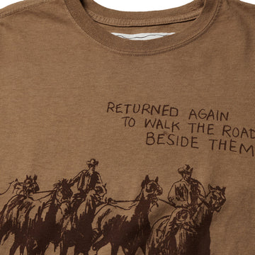 One Of These Days Return Again T-Shirt - Light Brown