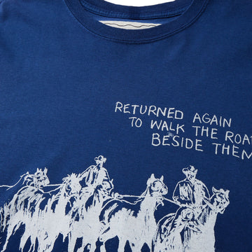 One Of These Days Return Again T-Shirt - Sun Faded Navy
