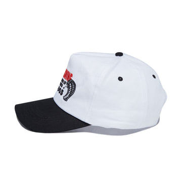 Cobra Dogs Beware Snapback Hat - White/Black