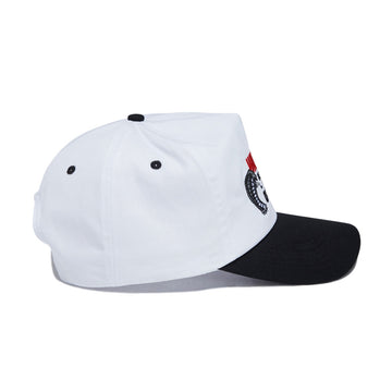 Cobra Dogs Beware Snapback Hat - White/Black