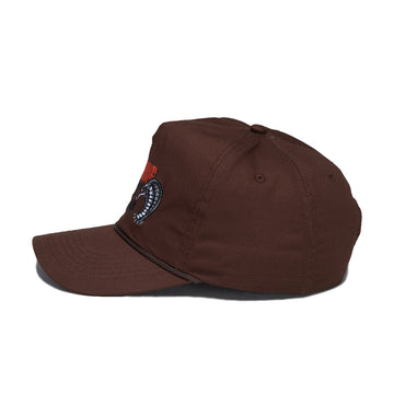 Cobra Dogs Beware Snapback Hat - Brown