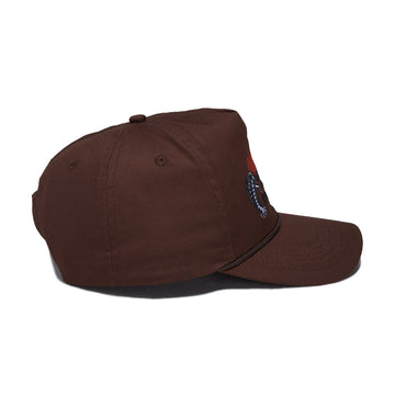Cobra Dogs Beware Snapback Hat - Brown