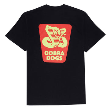 Cobra Dogs Condiment Label T-Shirt - Black