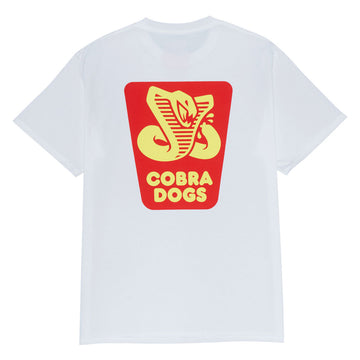 Cobra Dogs Condiment Label T-Shirt - White
