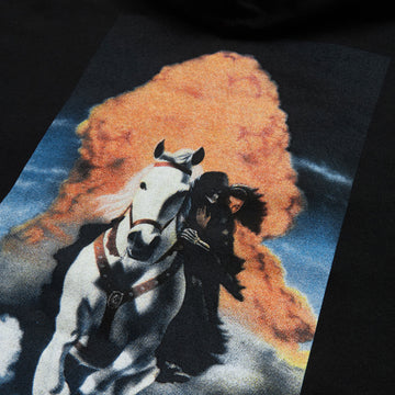 Fucking Awesome Devil On A Horses Back Hoodie - Black