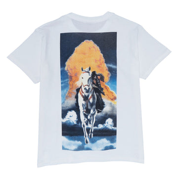 Fucking Awesome Youth Devil On A Horses Back T-Shirt - White