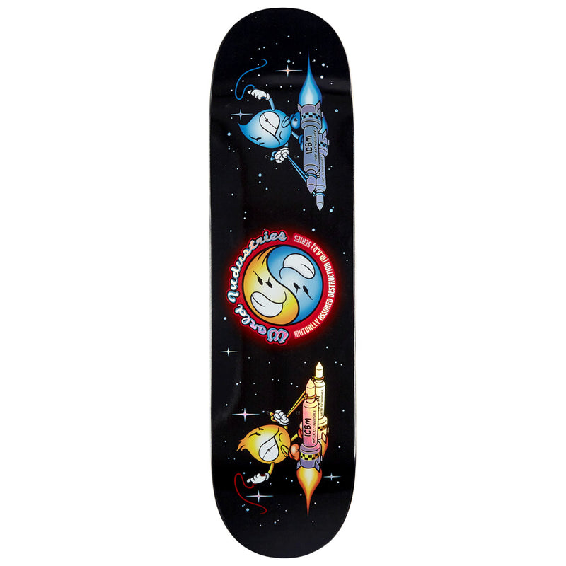 World Industries Battle 2000 Skateboard Deck - Black/Holo