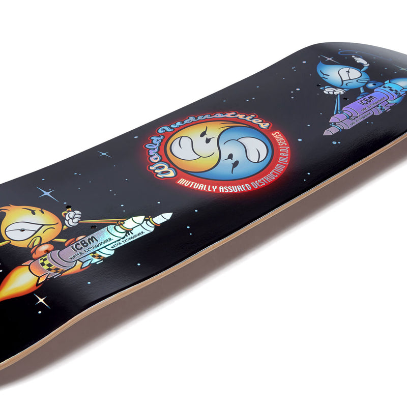 World Industries Battle 2000 Skateboard Deck - Black/Holo