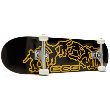 CCS Kickflip 2000 Skateboard Complete - Black - 8.00