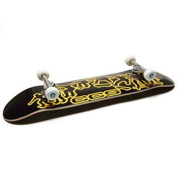 CCS Kickflip 2000 Skateboard Complete - Black - 8.00