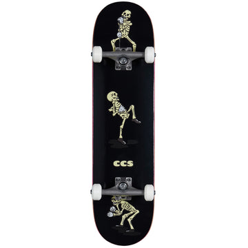 CCS Vine Skeleton Skateboard Complete - Black