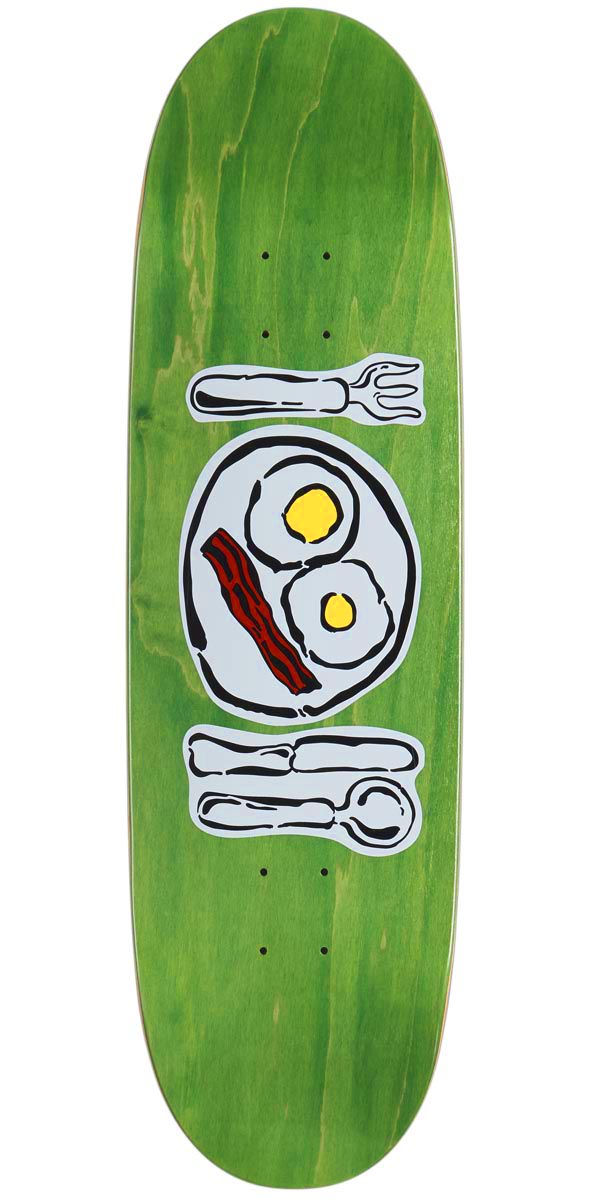 CCS Over Easy Egg1 Shaped Skateboard Deck - Green image 1