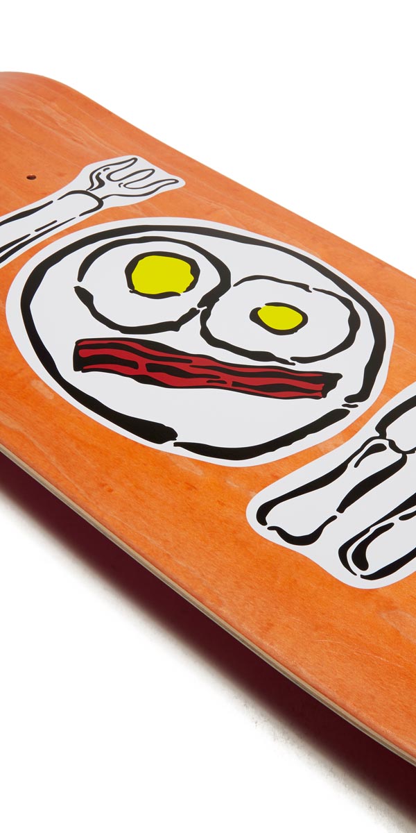 CCS Over Easy Egg1 Shaped Skateboard Deck - Orange image 3