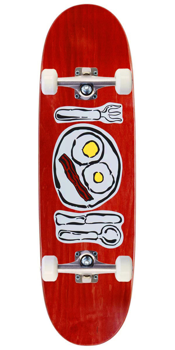 CCS Over Easy Egg1 Shaped Skateboard Complete - Red image 1