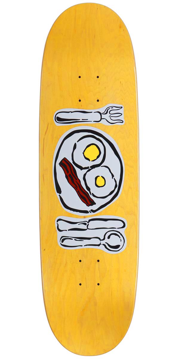 CCS Over Easy Egg1 Shaped Skateboard Deck - Yellow image 1
