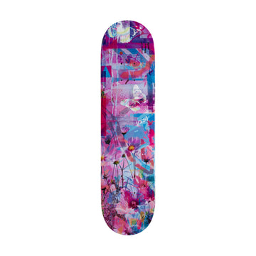 CCS Blooming Streets Mini Skateboard Deck - Pink - 7.00