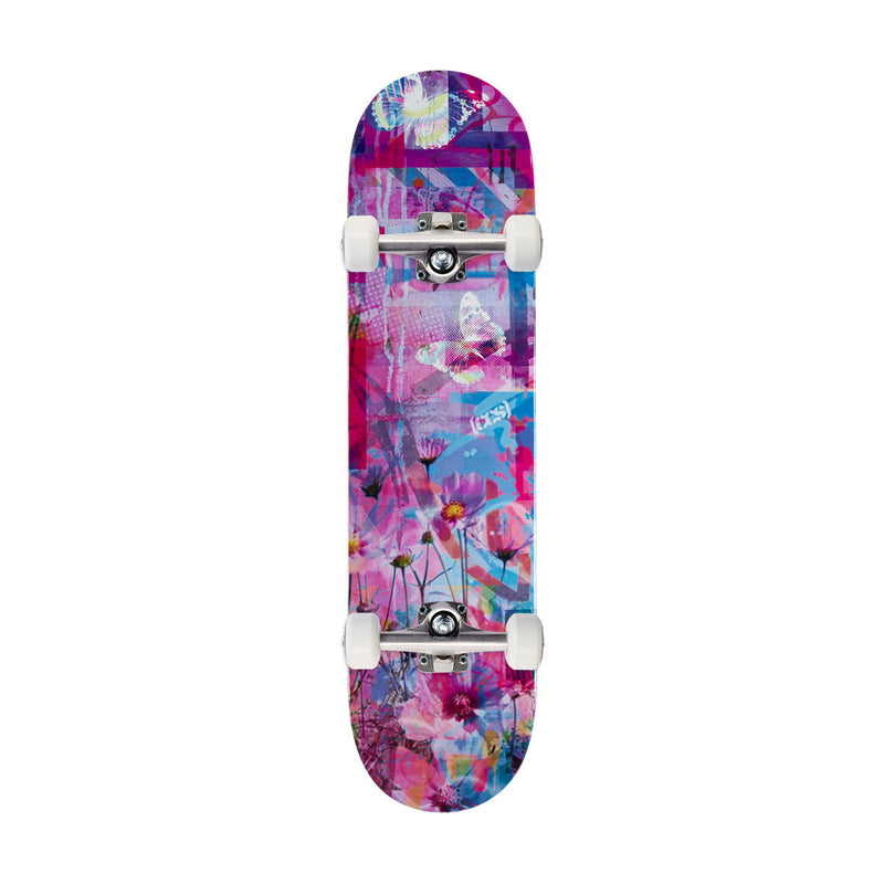 CCS Blooming Streets Mini Skateboard Complete - Pink - 7.25