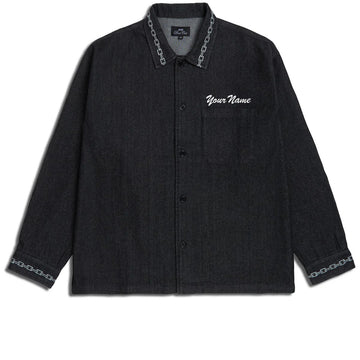 CCS Custom Embroidered Box Denim Shirt - Chain Black - XL