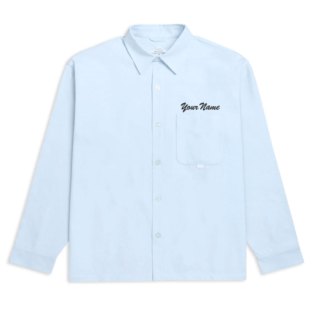 CCS Custom Embroidered Box Oxford Shirt - Blue