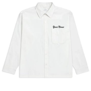CCS Custom Embroidered Box Oxford Shirt - White - XL