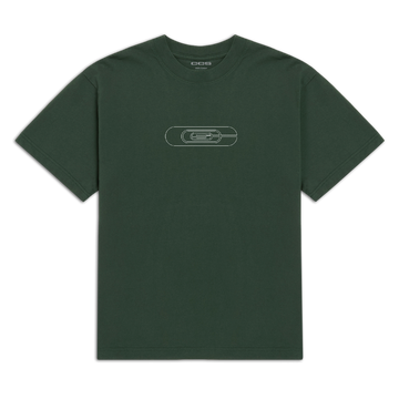 CCS Heritage Skate Gear T-Shirt - Forest Green - LG