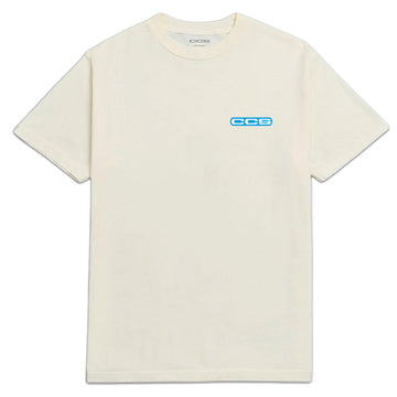 CCS Logo Sticker V2 T-Shirt - Faded Cream