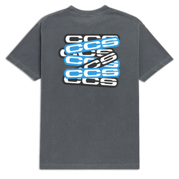 CCS Logo Sticker V2 T-Shirt - Faded Black