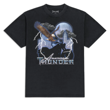Sin Bin American Thunder T-Shirt - Vintage Black - MD