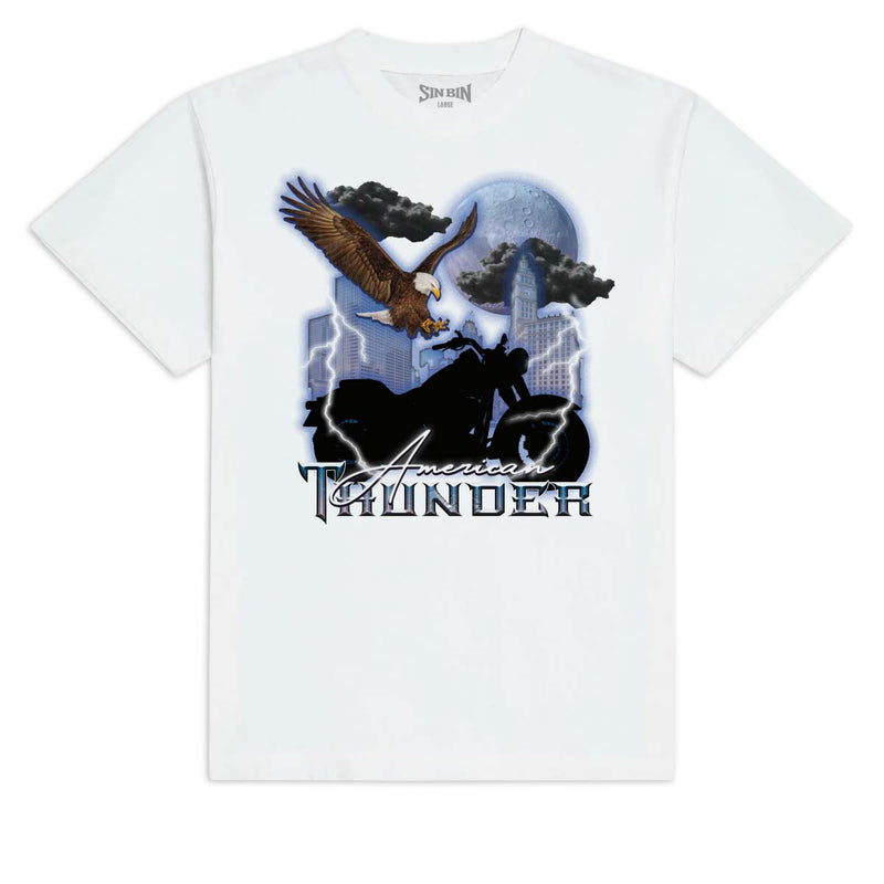 Sin Bin American Thunder T-Shirt - White