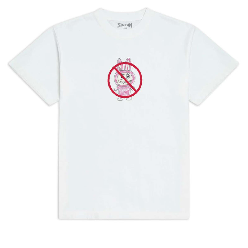 Sin Bin No Labubu T-Shirt - White