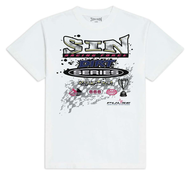 Sin Bin Sin Racing T-Shirt - White