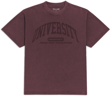 Sin Bin Uni Tonal T-Shirt - Maroon - LG