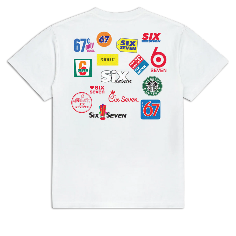 Sin Bin Six Seven T-Shirt - White