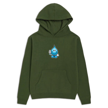 World Industries Youth Classic Wet Willy Hoodie - Army - YLG