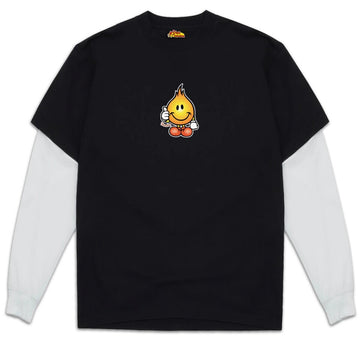 World Industries Classic Flameboy Layered T-Shirt - Black/White