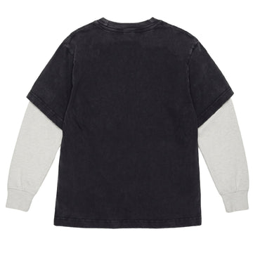 CCS Youth Dragon Layered T-Shirt - Vintage Black/White