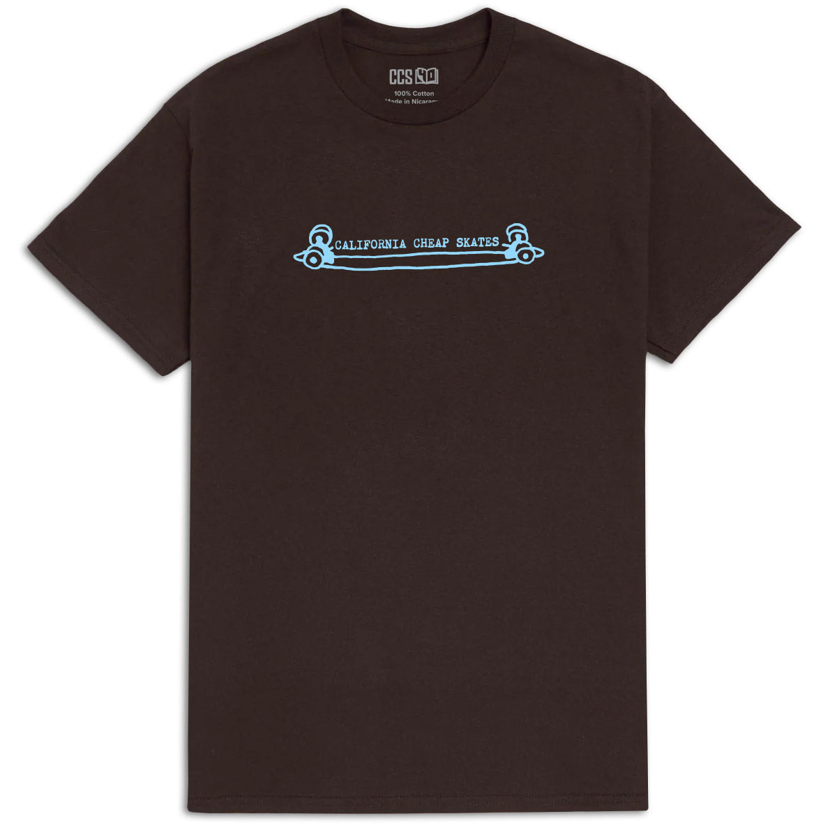 CCS Heritage Cheap Skates T-Shirt - Brown image 1