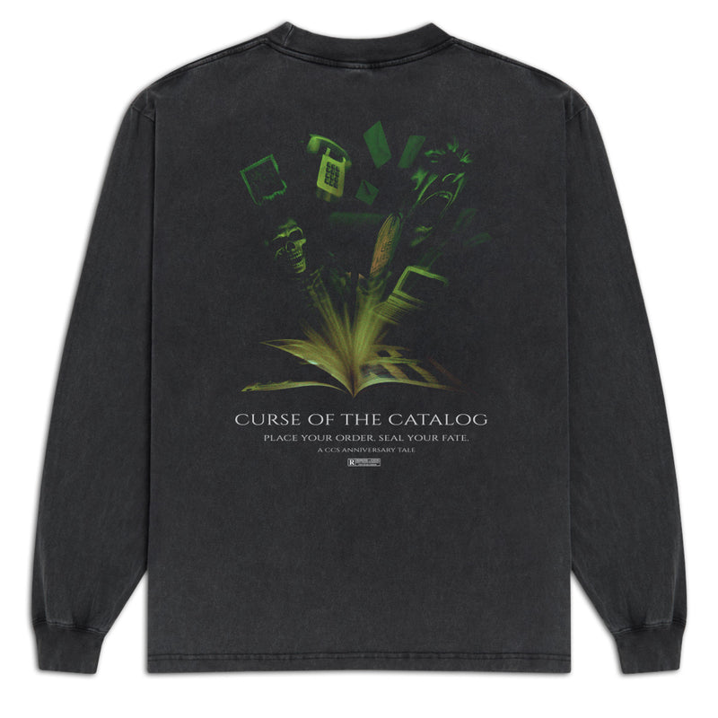 CCS Curse of the Catalog Long Sleeve T-Shirt - Vintage Black