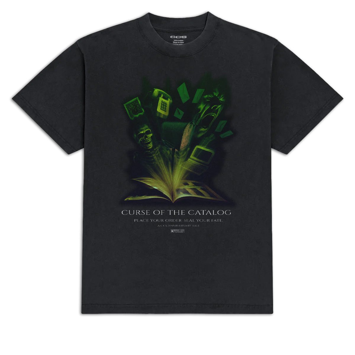 CCS Curse of the Catalog T-Shirt - Vintage Black image 1