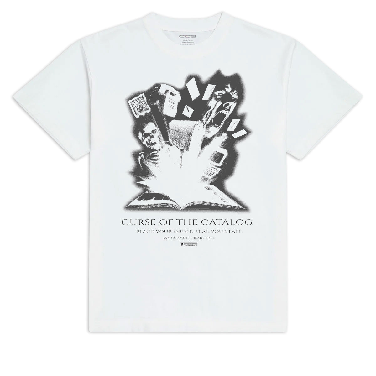 CCS Curse of the Catalog T-Shirt - White image 1