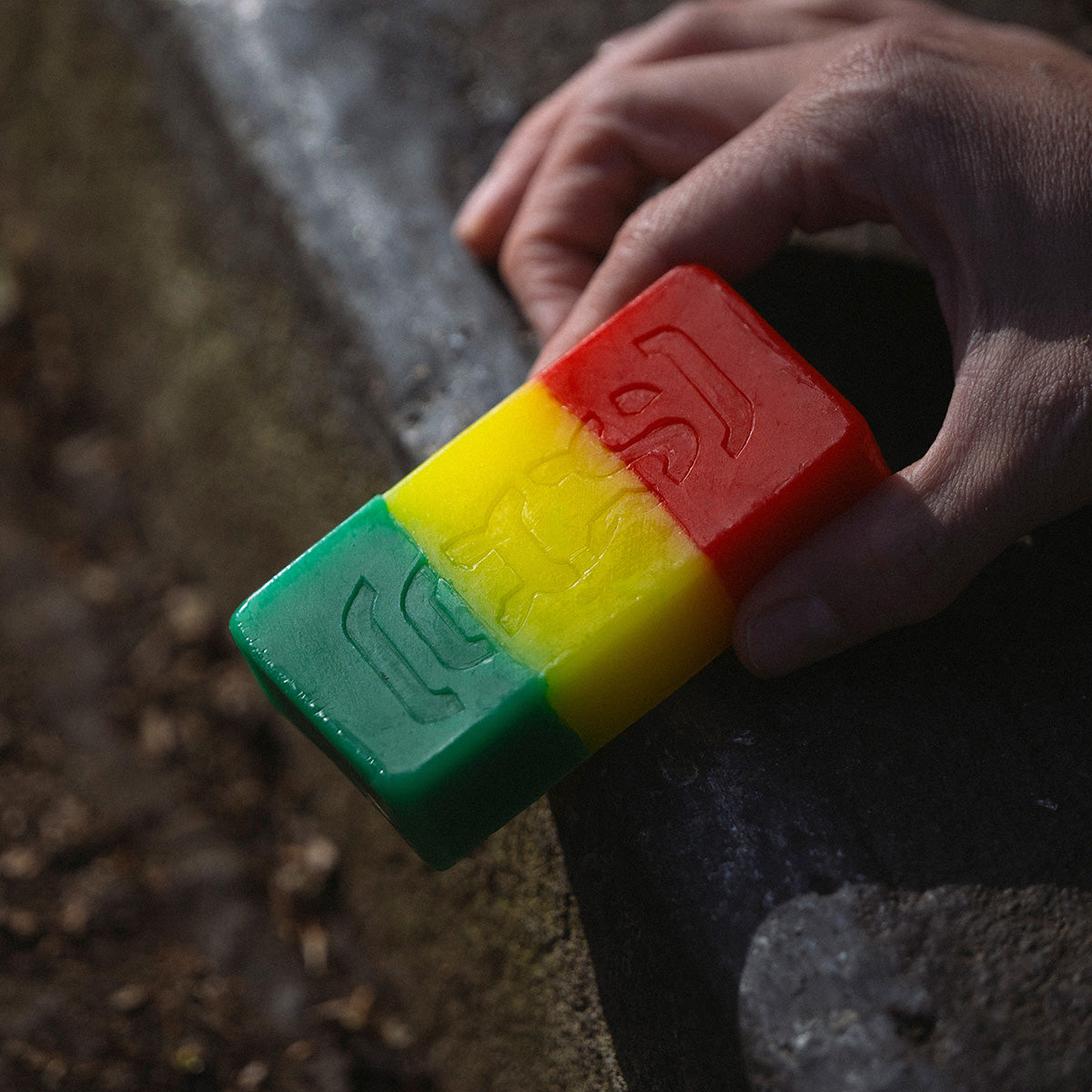 CCS Skateboard Wax - Red/Yellow/Green image 2