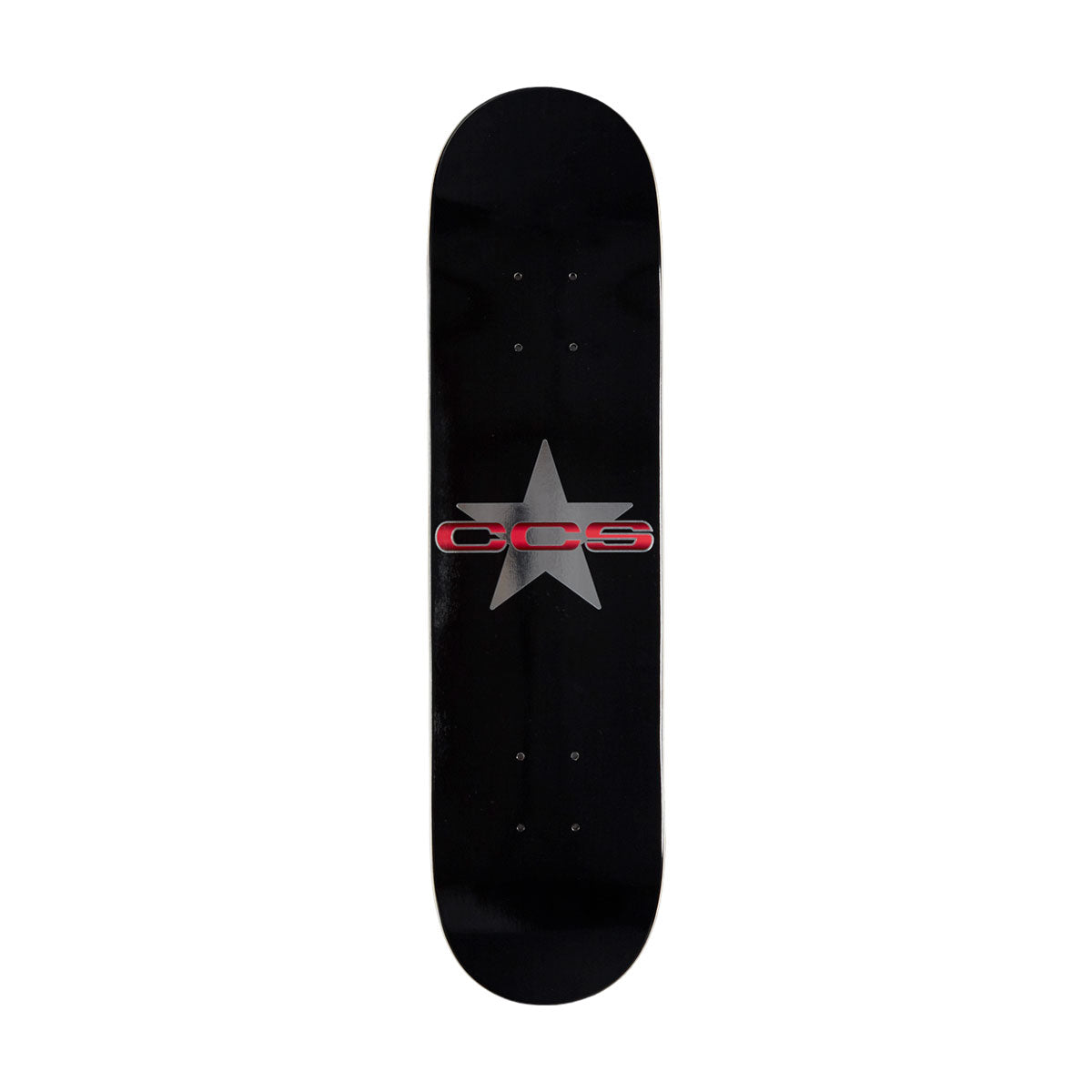 CCS 97 Star Mini Skateboard Deck - Silver/Red image 1