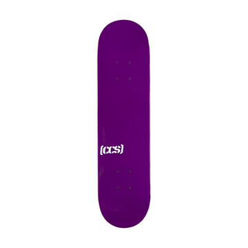 CCS Logo Mini Skateboard Deck - Purple - 7.00