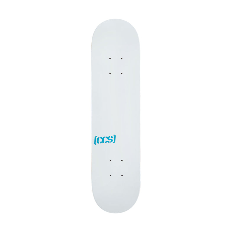 CCS Logo Mini Skateboard Deck - White - 7.25